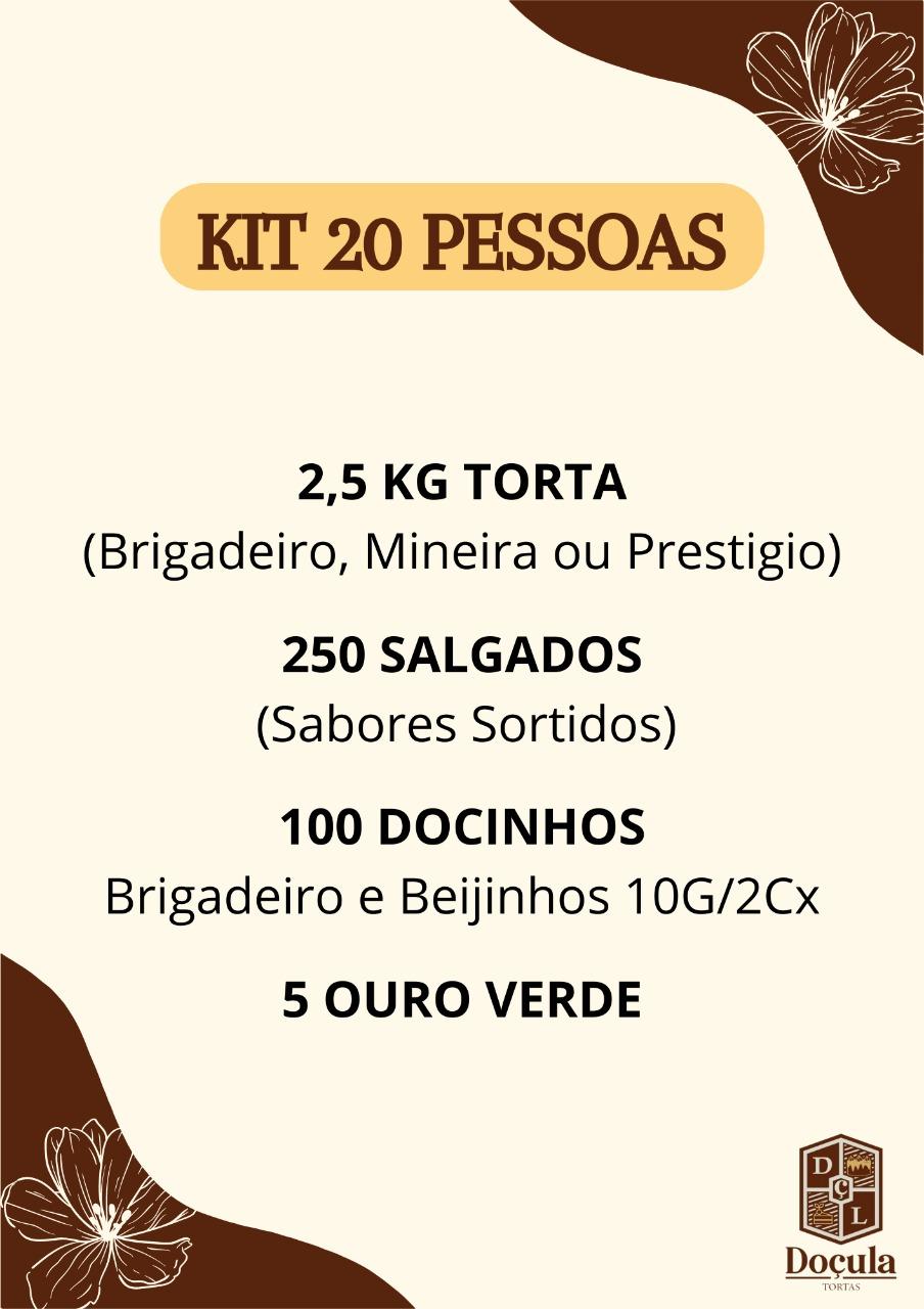 KIT  20 PESSOAS